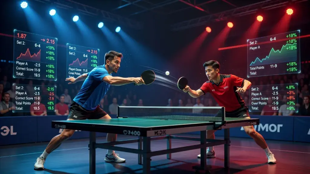 Table Tennis Live Odds: Real-Time Betting Tips and Match Predictions for Today